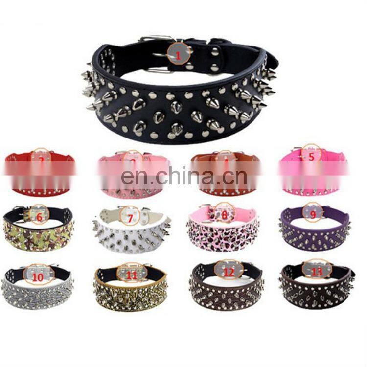 Wholesale Manufacturer Custom Luxury Dog Spike Collar