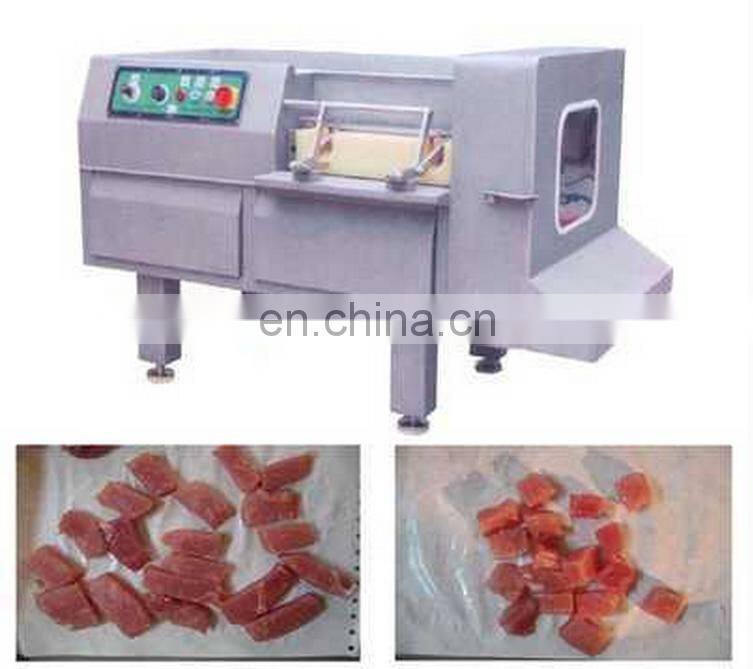 4mm frozen Meat Cube Cutting Machine/ mutton cube dicer/ Poultry block dicer cutter machine