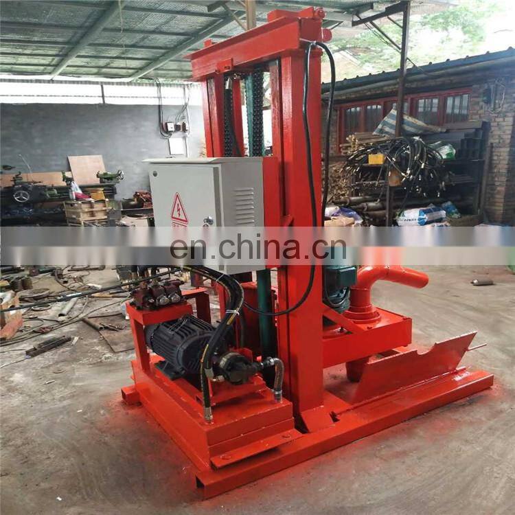 120 meter deploy diamond bit deep rock drilling rigs / water bore well drilling rig