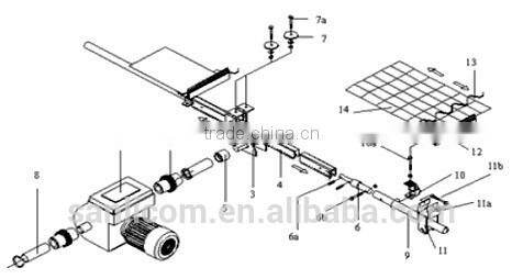 Greenhouse Drive Shaft Support Bearing Brackets