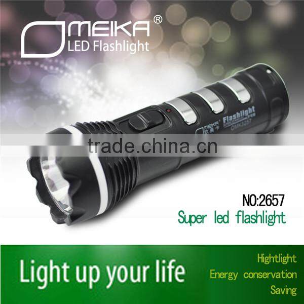 9 volt battery led flashlight made in china