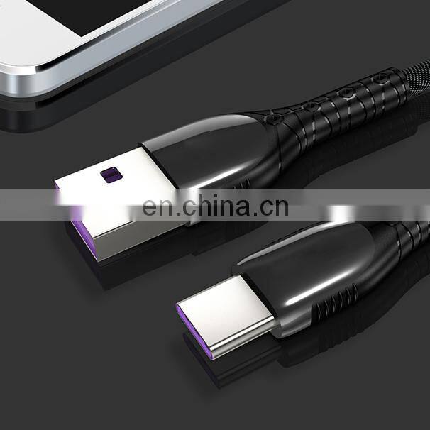 Promotional Gift USB Charge Phone Cable 3.5A Fast Charging Data Cable with Smart Indicator