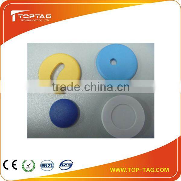 2013 round shape Waterproof RFID Laundry Tag for dry cleaning