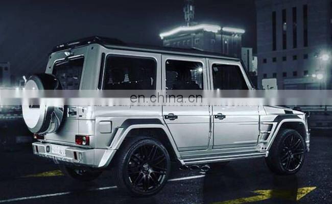 G500 W463 body kits fit for MB G-CLASS W463 G500/ G55/ G63 to G800 body kits B-style G800 wide body kits PU w463 wide kit