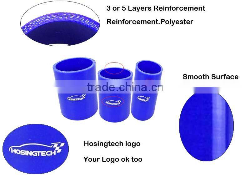 accept customize size logo silicone radiator hose