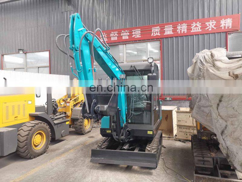 EPA CE certification diesel engine mini 2t excavator machine with thumb attachments
