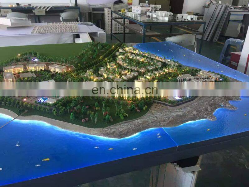 Acrylic 3d miniature real estate architectural scale model
