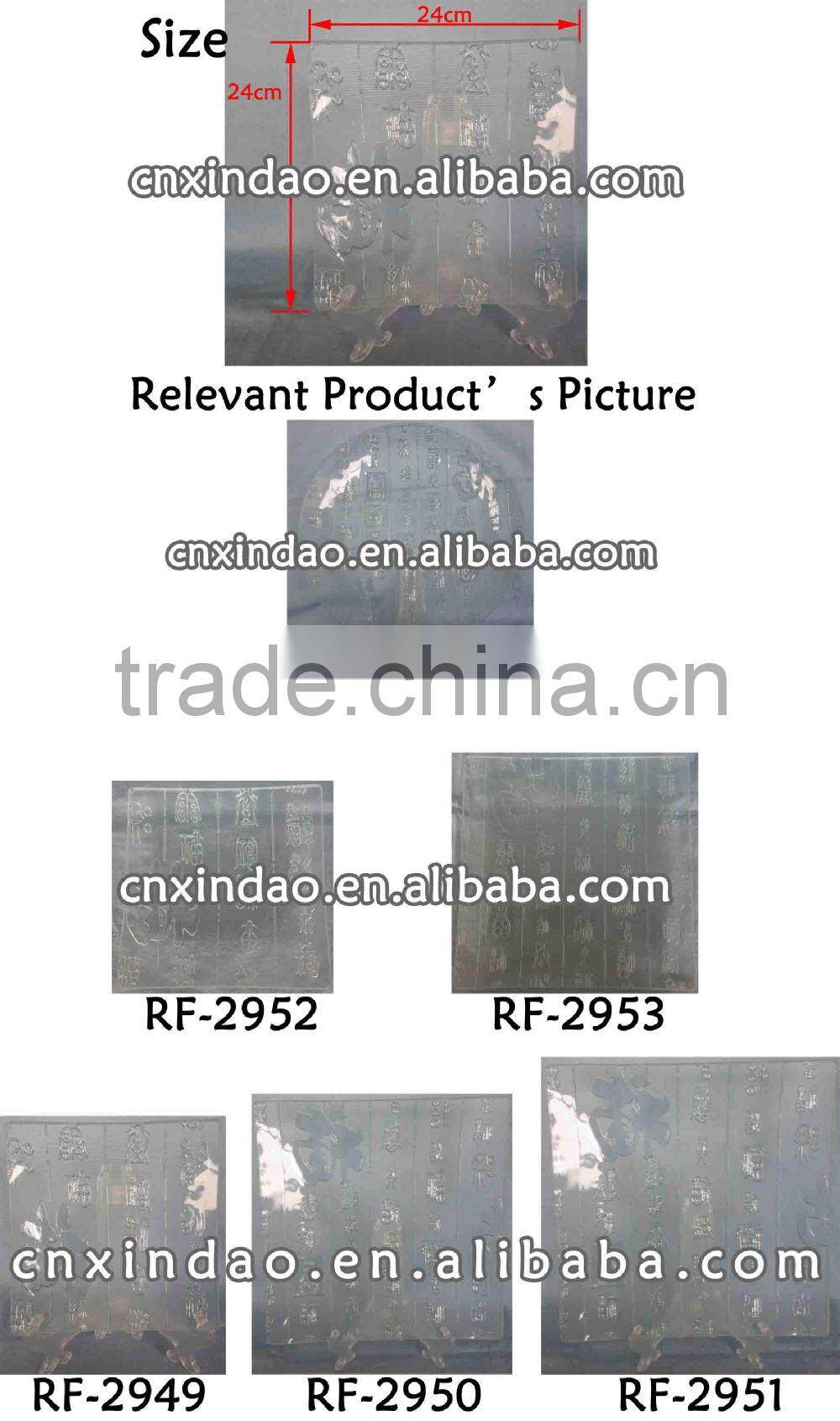 Sqaure Shape Professional Hot Sale Glass Fruit Plate & Cake Plate for Clear Tempered Glass Plate