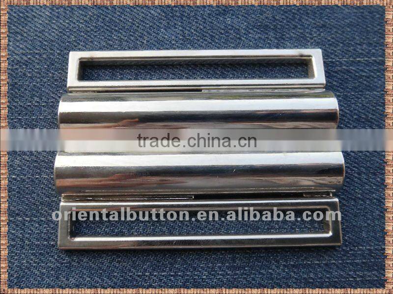 2012 high end and quality shining metal belt buckle buttons for garments