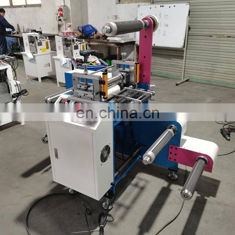half automatic stretch film rewinding & slitting machine HX-320BT