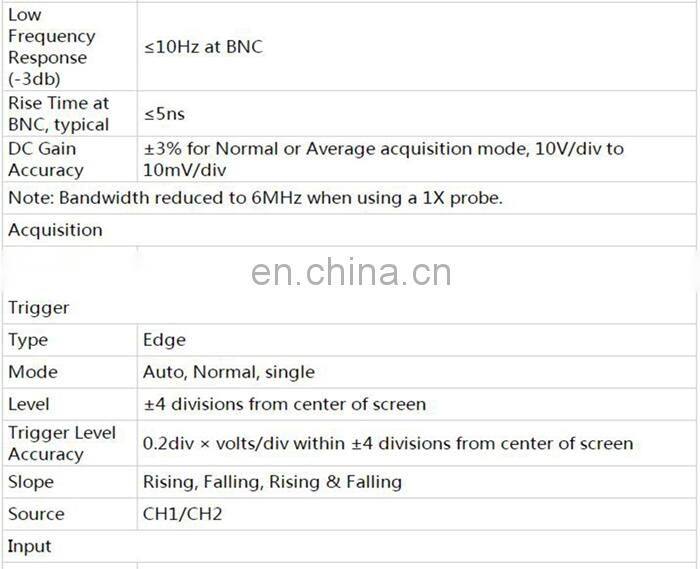 2 In 1 Digital Oscilloscope + Multimeter 40MHz 250MSa/s Direct Charging Type 2C42