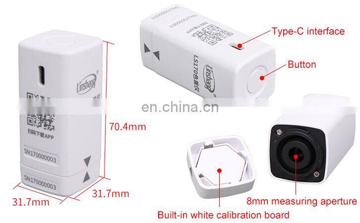 LS170 45/0 Handheld Portable Colorimeter w/ Cellphone APP For Ordinary Printing Surface Coating Film