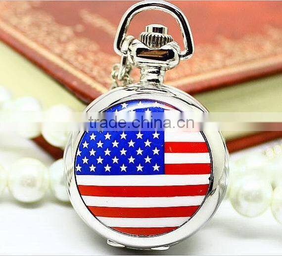 Popular Round Customize Image Antique Design Necklace Pocket Watch