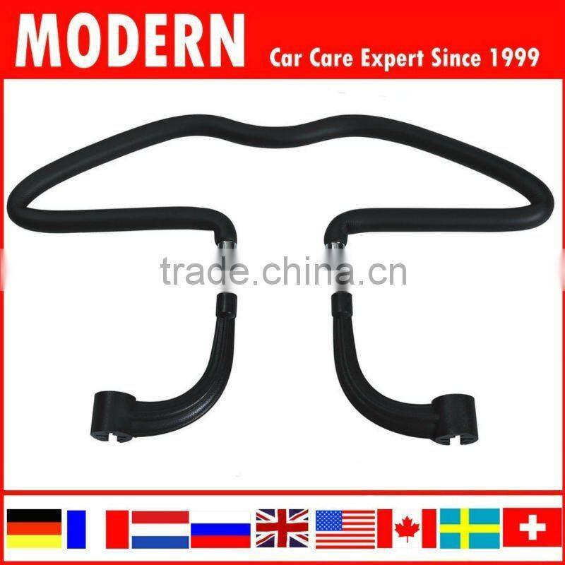 Auto metal coat hanger with PU cover