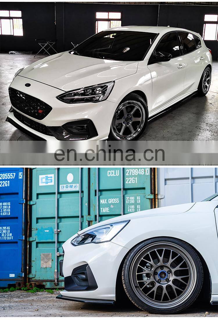 Runde Original Car 1:1 Customization For 19-21 Focus St-line Front Shovel Side Shovel Sport Top Wing Body Kit