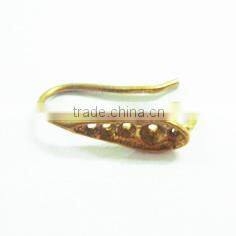 brass ear posts jewelry accessory finding earring