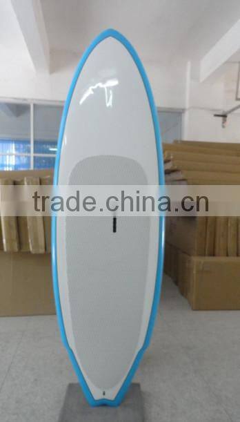 8'5" Blue Epoxy Fiberglass Stand up paddle boards with EPS foam core SUP board