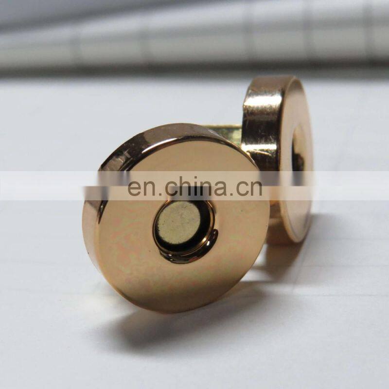Custom 18mm Metal Magnet Snap Button For Bags