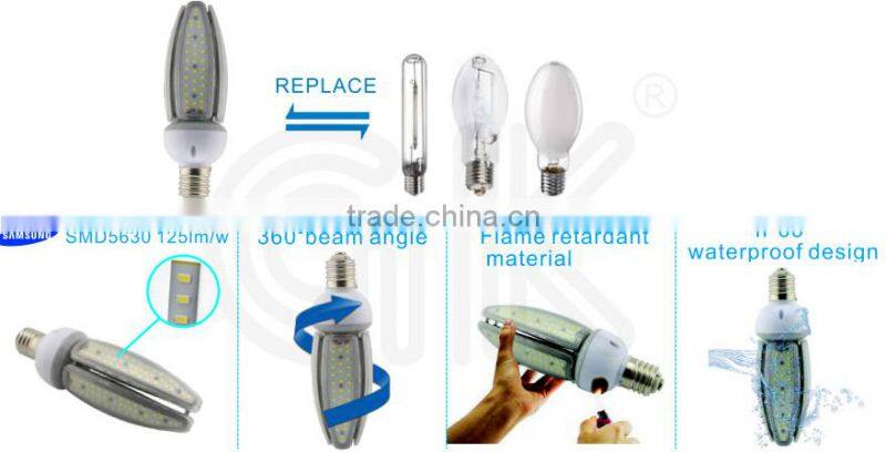 Samsung chip 5 years warranty garden led light outdoor area light cobra head