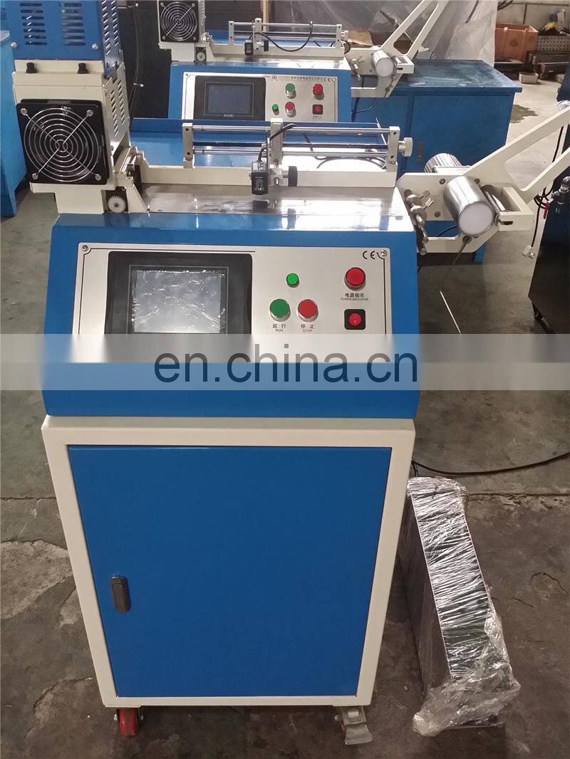 UGS2080S Belt Conveyor Stacker Computerized Ultrasonic Fabric Cloth Trademark Label Cutting Machine, Digital Satin Ribbon Cutter