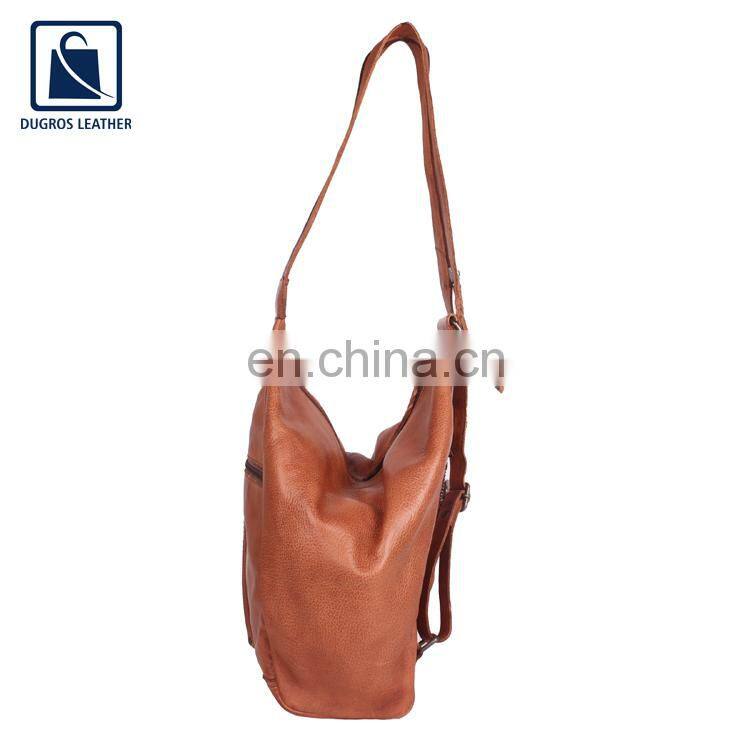 Wholesale Quantity Manufacturer of Hot Selling Luxury and Stylish Look Genuine Leather Unisex Backpack Bag