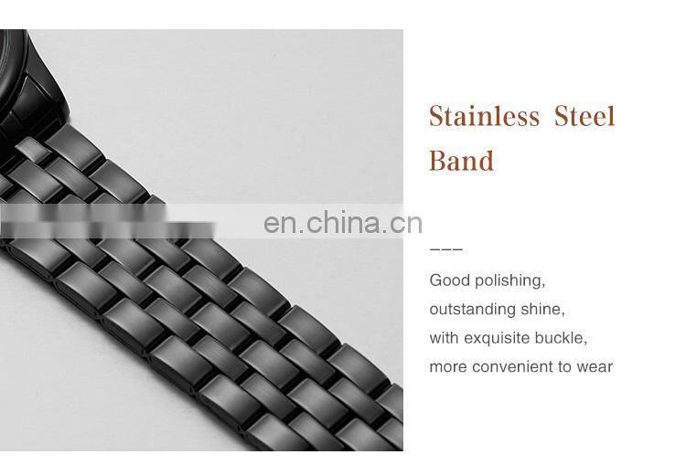 Sinobi Charming S9832G/L Trendy Unique With Full Stainless Steel Band Couple Watch Quartz Waterproof Watches