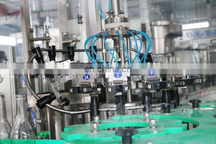 Automatic Glass Bottle Carbonated Drink Filling Machine