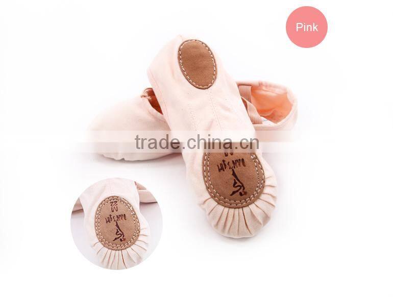 Wholesale Split-sole Soft Canvas Ballet Shoes