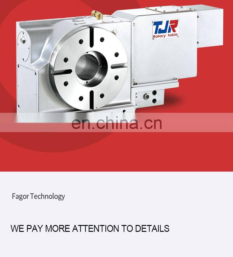 High precision oil brake four axis turntable nc machine vertical and horizontal 4 axis rotary table