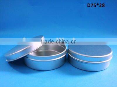 150ml packaging aluminum jar with hot printing