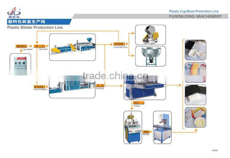 plastic blister production line