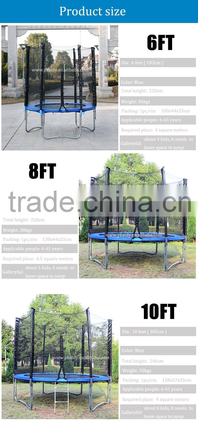 13ft trampoline with enclosure