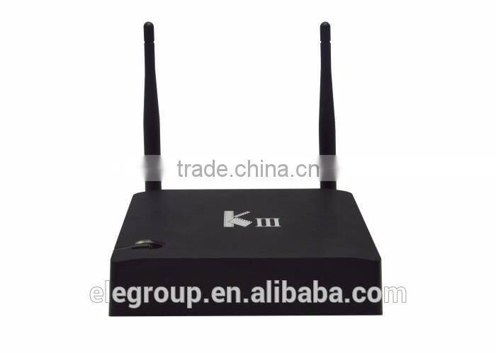 KIII Amlogic S905 Android 5.1 Lollipop TV BOX 4K Quad Core 2GB/16GB 2.4G/5GHz BT4.0 KODI Pre-installed 1000M LAN dual