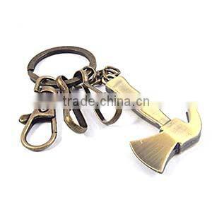 Creative Gift tool Keyring Factory Custom Engraved Metal Axe Keychain
