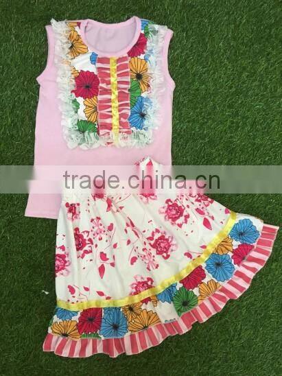 persnickety back to school clothes over print short sleeve dress baby girls clothes kids clothes