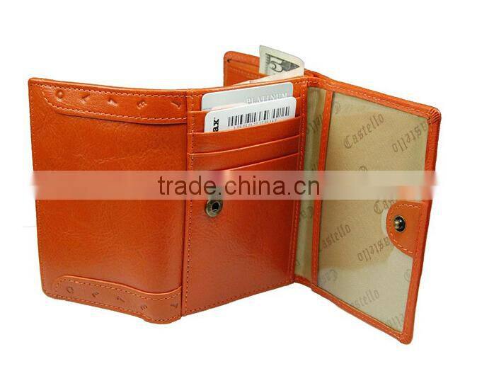 RFID Tri-Fold fashion Women Wallet