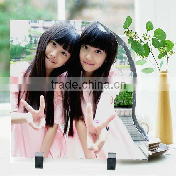 DIY sublimation printing rock photo frame