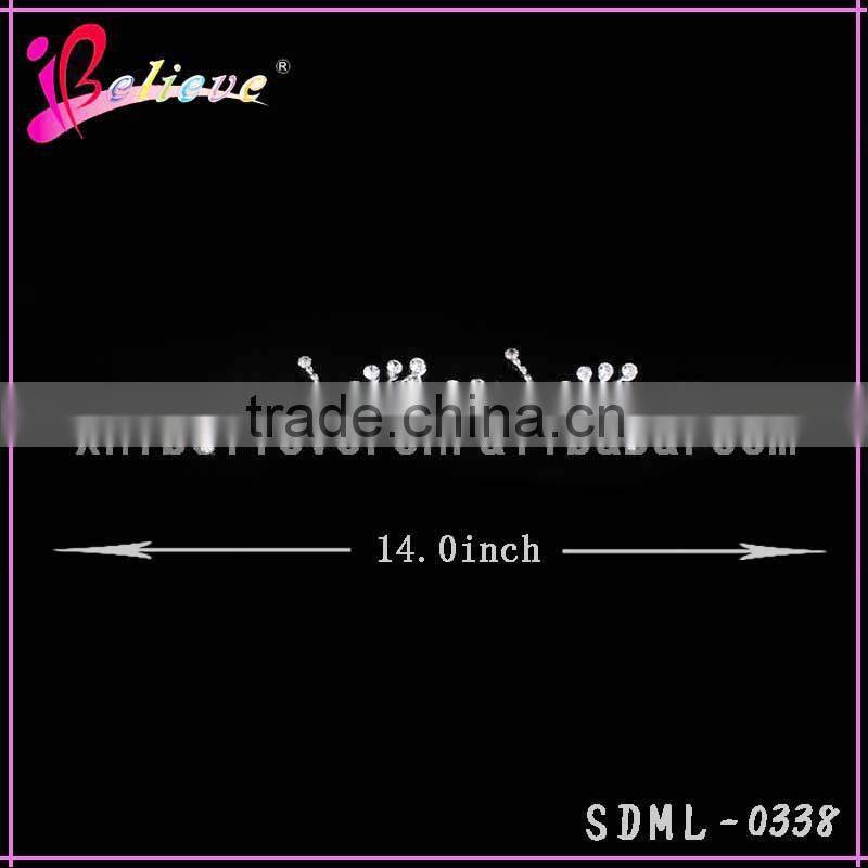 Metal silver headband,bling bling crystal rhinestone hairband wholesale women hairband