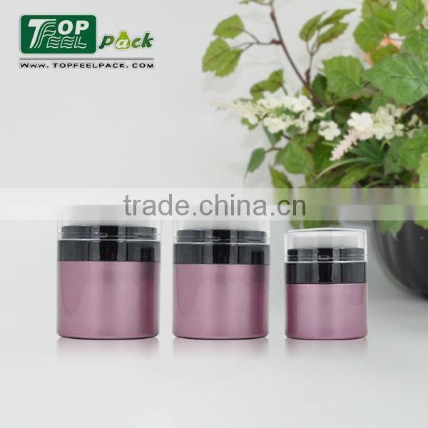 airless pump cream jar for cream , big piston for your special demands 30g 15g 50g