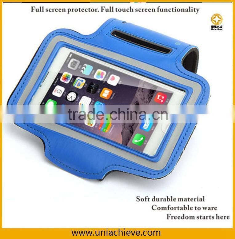 Sports Armband Case for iPhone 6/6 plus running neoprene Sports Armband phone case blue