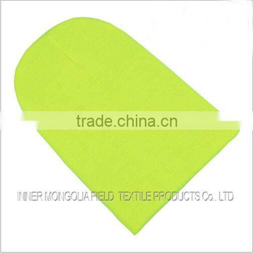 100 Acrylic Cheap Knitted Blank Beanie