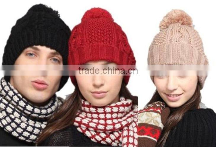 Hot sale 2015 knitting hat unisex beanie winter hat factory price