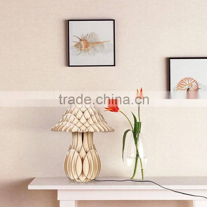 LED Wood table lamp LED Wooden table Light JK-879-13 2016 new style gloss wooden finish table lamp