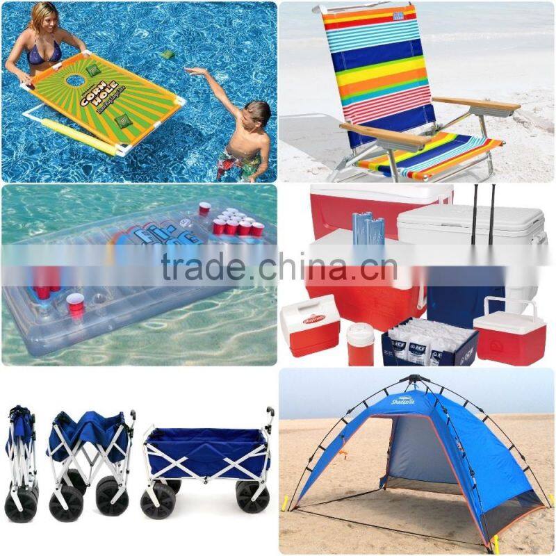 Outdoor folding padded beach mat, mat chair beach good quality folding chair mat-CH6002