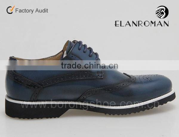 New style Lace up brogue casual shoes for men with OEM