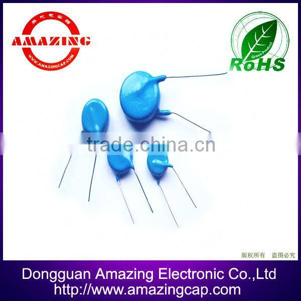 Capacitor manufacture/ high voltage disc ceramic capacitor CT81 3kV 6kV 100 104pF free samples