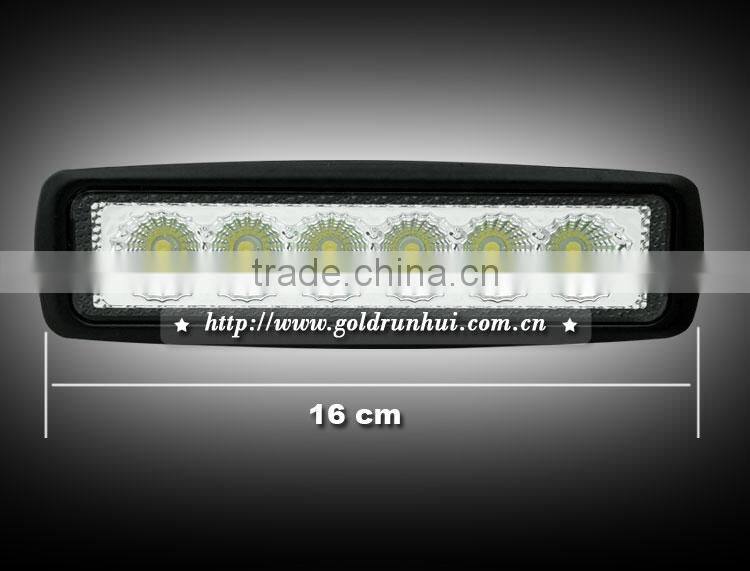 GoldRunhui RH-L0460 High Quality 12v 18w Led Work Light,Led Offroad Work Light