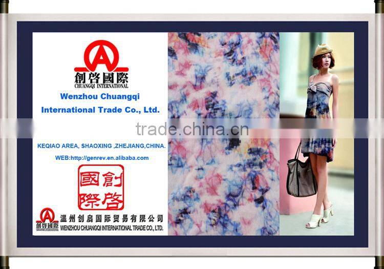 Printed women textile fabric 100% cotton dress fabric