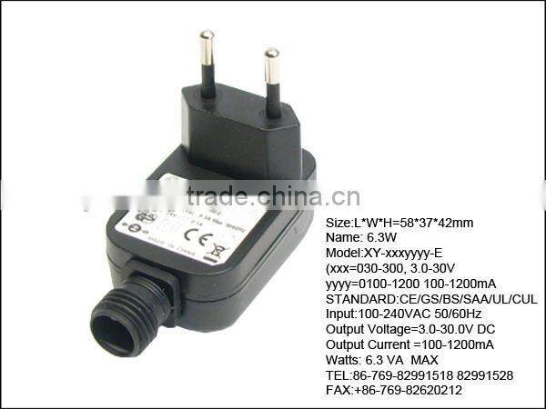 NEW stype plug in power supply with CE/GS approval