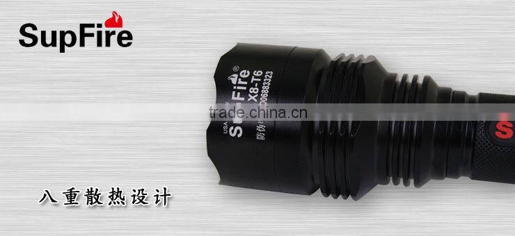 T6 led diving light X8